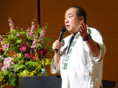講演の様子①