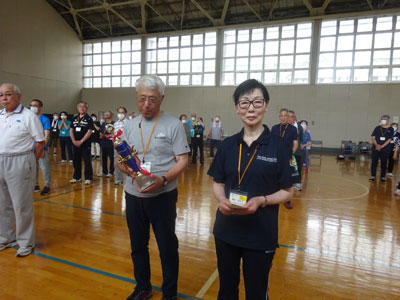 表彰式・優勝は黄色チーム
