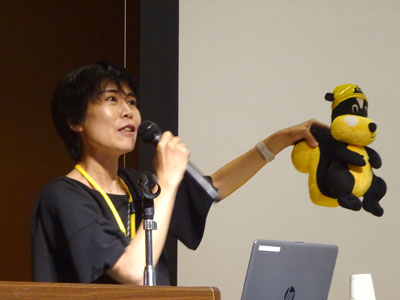 講演の様子①