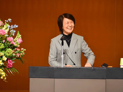 講演の様子①