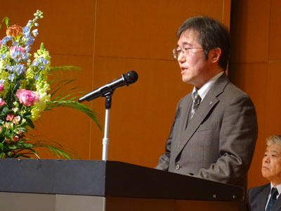 来賓祝辞（青森県健康医療福祉部高齢福祉保険課課長）