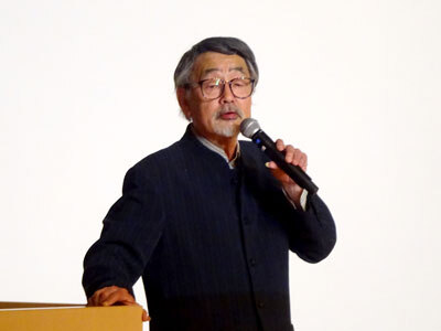講演の様子①