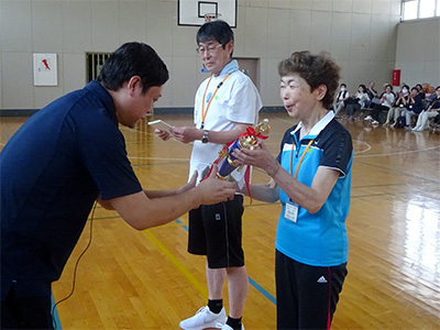 表彰式・優勝は緑チーム