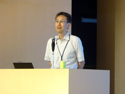 講演の様子①