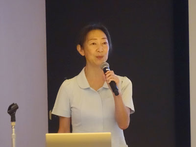 講演の様子①