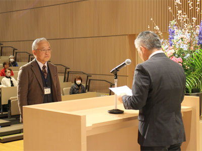 通信教養コース修了証書授与